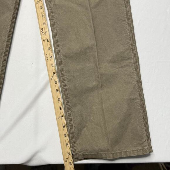 Carhartt Relaxed Fit Cargo Work Pants Men’s Size 34x34 Khaki - Picture 7 of 8